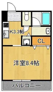 THE SQUARE KOBAI PREMIUM【6階】の間取り