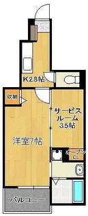 グラース メゾン【1階】の間取り