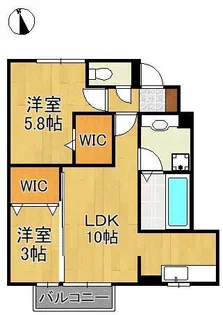 セジュールS・A【1階】の間取り
