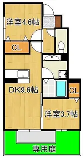 セジュールS・A【1階】の間取り
