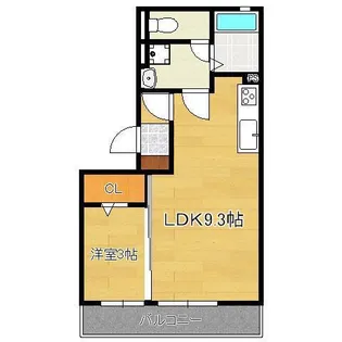 アヴェニュー西神原【2階】の間取り