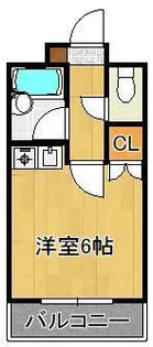 PLEAST西川頭A棟【2階】の間取り