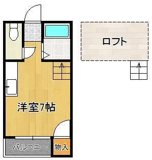 VALUE皇后崎【2階】の間取り
