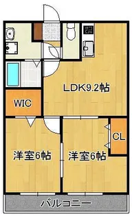 LEONE黒崎南【1階】の間取り