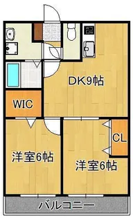 LEONE黒崎南【2階】の間取り