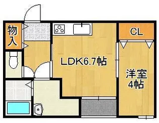 REVEメゾン九州病院前【2階】の間取り