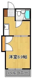 シティマンション筒井【1階】の間取り