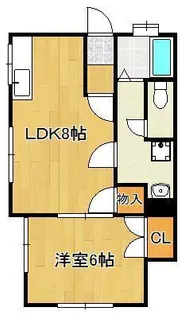 ヴィラホープフルA棟【1階】の間取り