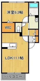 グラン・クォーレ B棟【2階】の間取り