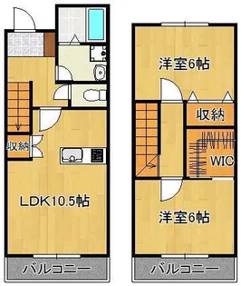 ヴェルジュ桃園公園パークスイートB棟【1階】の間取り