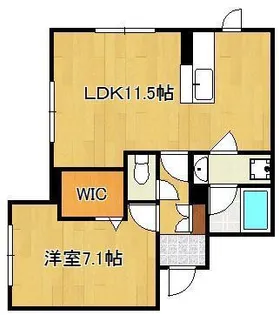 レスポワールK・H【2階】の間取り