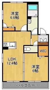 PRADO陣原【3階】の間取り