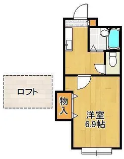 パンシオンヴィラブランテD棟【2階】の間取り