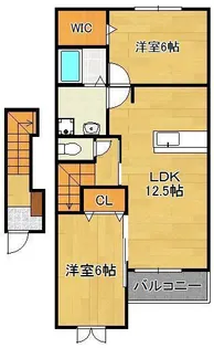 ハーバーM【2階】の間取り