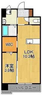 ギャラン陣原【7階】の間取り