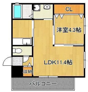 Will Style 陣原R【1階】の間取り