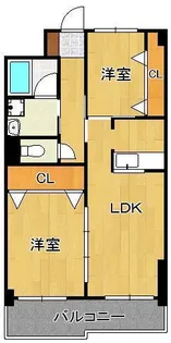 童子丸第10晴和ビル【2階】の間取り