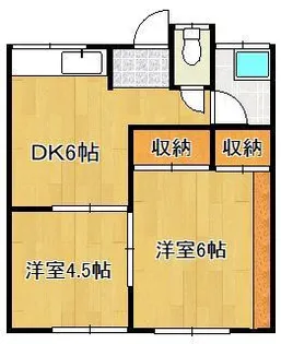 本永荘【1階】の間取り