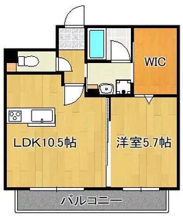 サンシャインタワー陣原【13階】の間取り