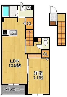 グラン・リーオE【2階】の間取り