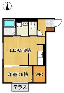 Fuga陣山【1階】の間取り