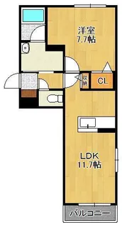 casa hotei【2階】の間取り