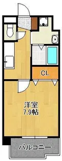 ギャラン菅原【4階】の間取り