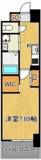 ウィングス穴生【4階】の間取り