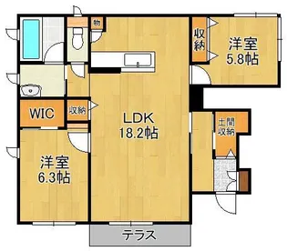 ShaMaison華里 C棟【2階】の間取り