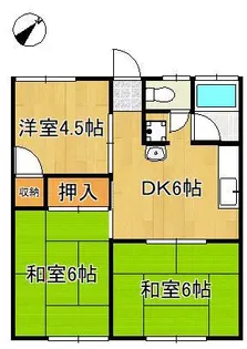 グランデール鳴水 B【1階】の間取り