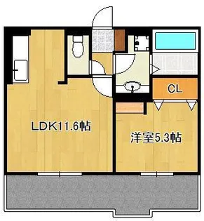 ルート アトリエ【2階】の間取り