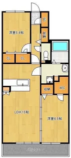 ヴィアーレ【5階】の間取り