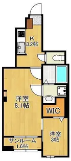コンフォート・F【1階】の間取り