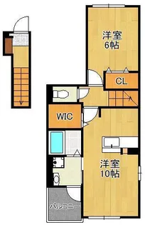 コンフォート・F【2階】の間取り