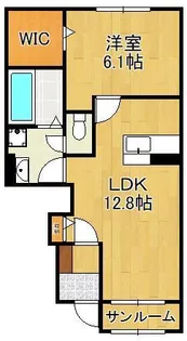 アス・テラスⅢ【1階】の間取り
