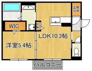 D-room浜町【1階】の間取り