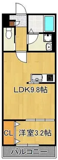 Patina黒崎【3階】の間取り