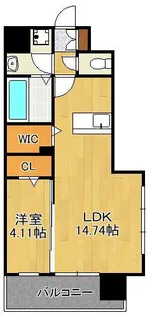 LEGEND筒井【4階】の間取り