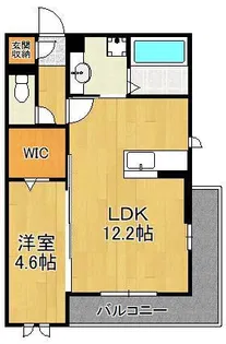 タウンコートカレラⅣ【2階】の間取り