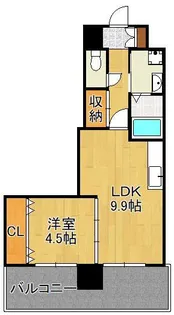 サンシャイン.プリンセス青山【14階】の間取り