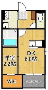 BRAVE BASE陣原【3階】の間取り