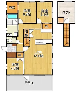 福岡県北九州市八幡西区岡田町【一戸建】の間取り