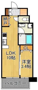 ザ・レジデンス黒崎駅南【6階】の間取り