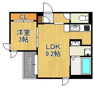 Regalestラフィエ【1階】の間取り