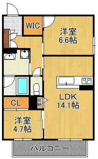 シャーメゾン西鳴水【2階】の間取り
