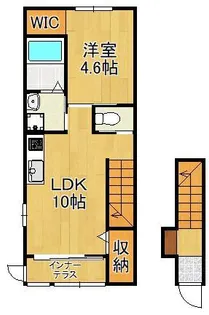 OLIVEⅡ【2階】の間取り