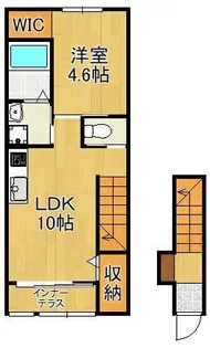 OLIVEⅡ【2階】の間取り