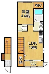 OLIVEⅡ【2階】の間取り