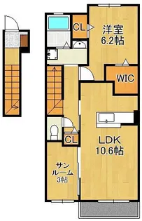 ナチュラルライフ【2階】の間取り
