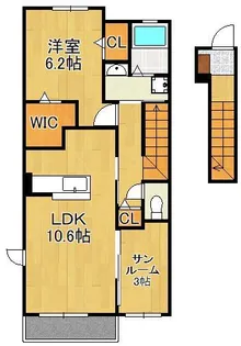 ナチュラルライフ【2階】の間取り